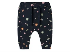 Name It dark sapphire small flowers bukser